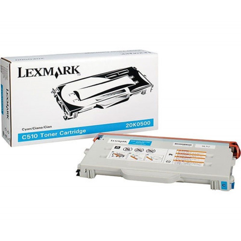 20K0500-2-800x800 Toner Lexmark 20k0500 Cyan - Imagen 1