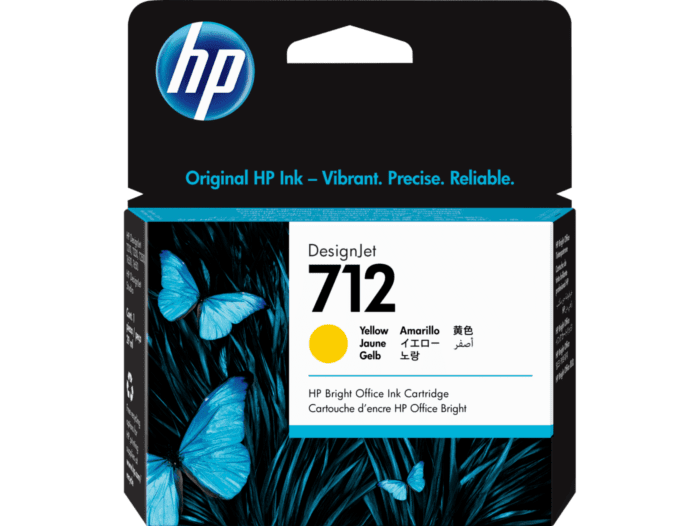 Cartucho de Tinta HP DesignJet 712 Amarillo de 29 ml