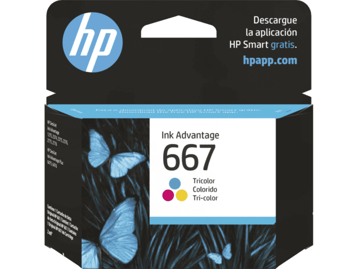 Cartucho de Tinta HP 667 Tricolor Original