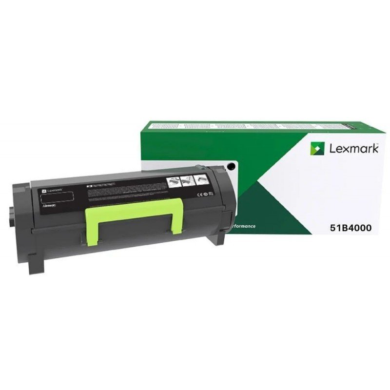 51B4000-800x800 Toner LexMark 51B4000, 25K Paginas, para Lexmark MS/MX317,417,517,617 - Imagen 1
