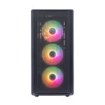 Case sin fuente gamer TEROS TE-1323G, ITX, M-ATX, ATX, 3.5” y 2.5”, negro - Imagen 2