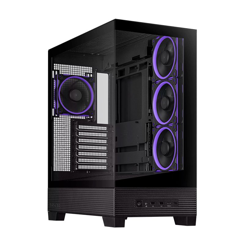 CSASA31PBKARGB_1769123572 Case ASUS A31 PLUS Case Black - Imagen 1