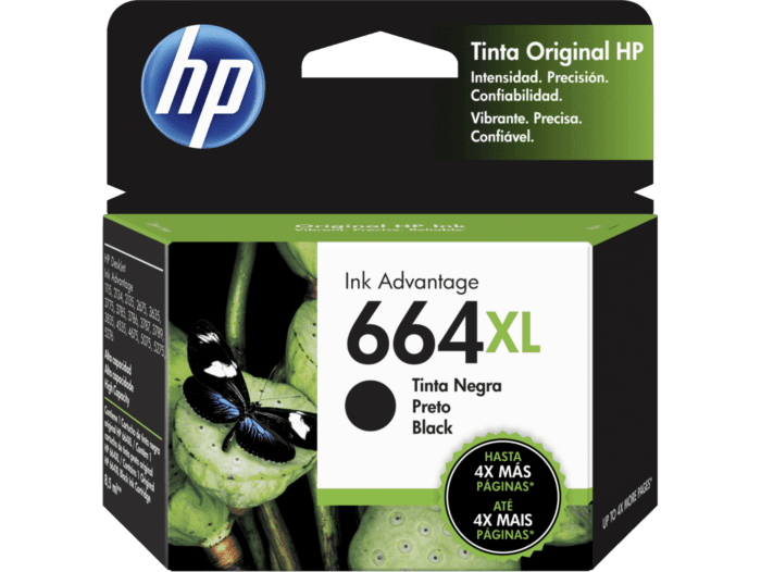 Cartucho de Tinta HP 664XL Negra Original