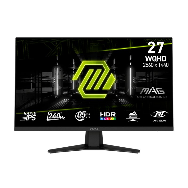 MO27MS274QFX24_1769447803 Monitor Plano Gamer MSI MAG 274QF X24, 27” WQHD FAST IPS, HDMI, DP, Headphone-out - Imagen 1