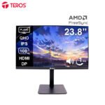 Monitor planp TEROS TE-2416CS, 23.8” QHD IPS, 100Hz, 1ms, HDMI, DP, Cámara, Micrófono