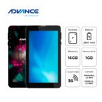 Tablet Advance Prime PR6152, 7” 1024x600 IPS, Android 11 Go , 3G, Dual SIM, 16GB, RAM 1GB.