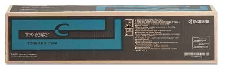 Kyocera TK-8707C / Toner Cian 30k