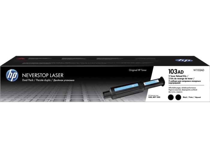 Pack de 2 Kit de Recarga de Tóner HP 103AD Negro Original Laser
