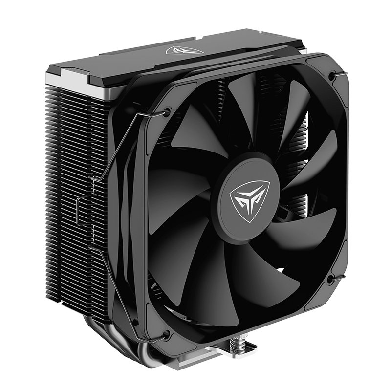 accfanpcck4bk Fan-Cooler para CPU PcCooler K4 BK Challenger, 130mm, 240W, 4-Pin PWM, 12VDC, Color Negro - Imagen 1