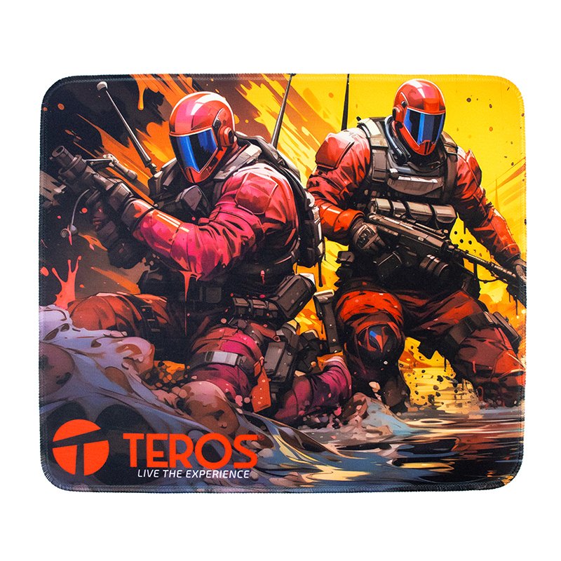 accmpbkte3019s Mousepad TEROS TE-3019S, diseño impreso - Imagen 1
