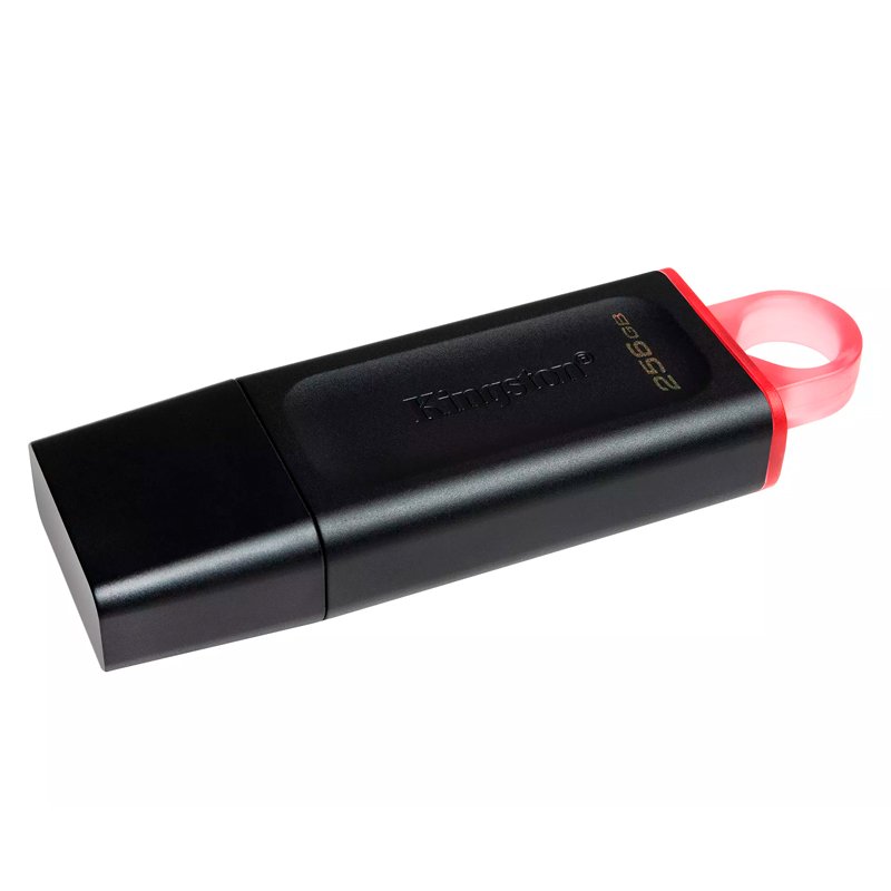 acktdtx256gb Memoria Flash USB Kingston DataTraveler Exodia 256GB, USB 3.2 Gen 1, Color Rojo. - Imagen 1