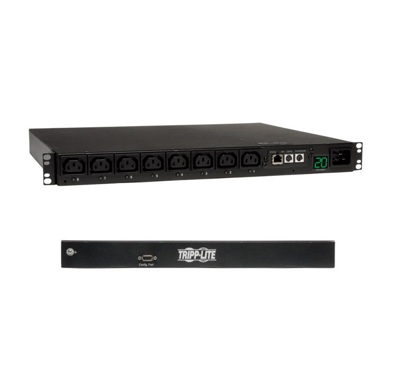 Unidad de distribución de energía Tripp-Lite PDUMH20HVNET, 3.2 - 3.8KW, Rack 1U.