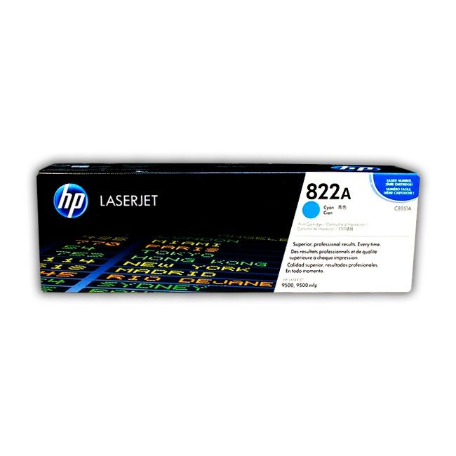Cartucho de Toner HP C8551A Cyan 822A Original