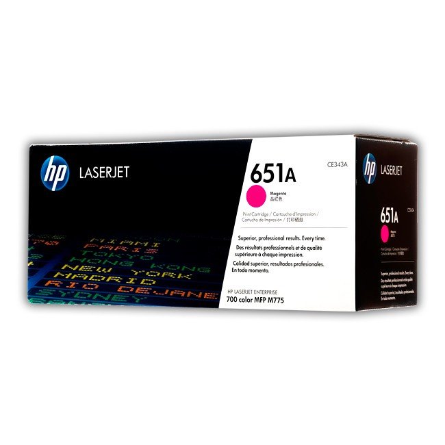 Cartucho de Toner HP CE343A Magenta 651A