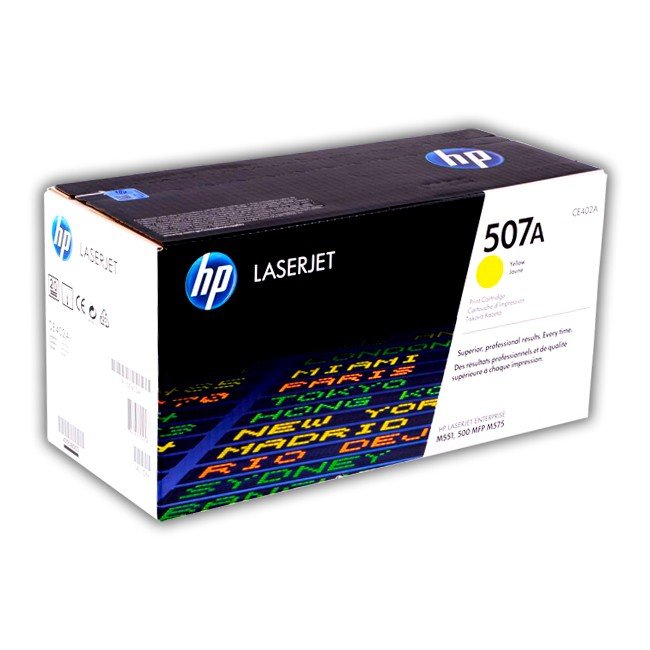 Cartucho de Toner HP CE402A Yellow 507A