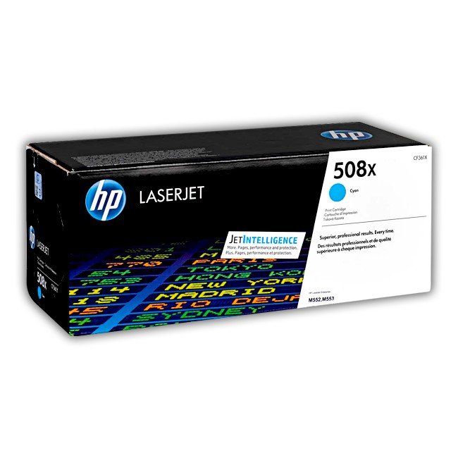Cartucho de Toner HP CF361X Cyan 508X