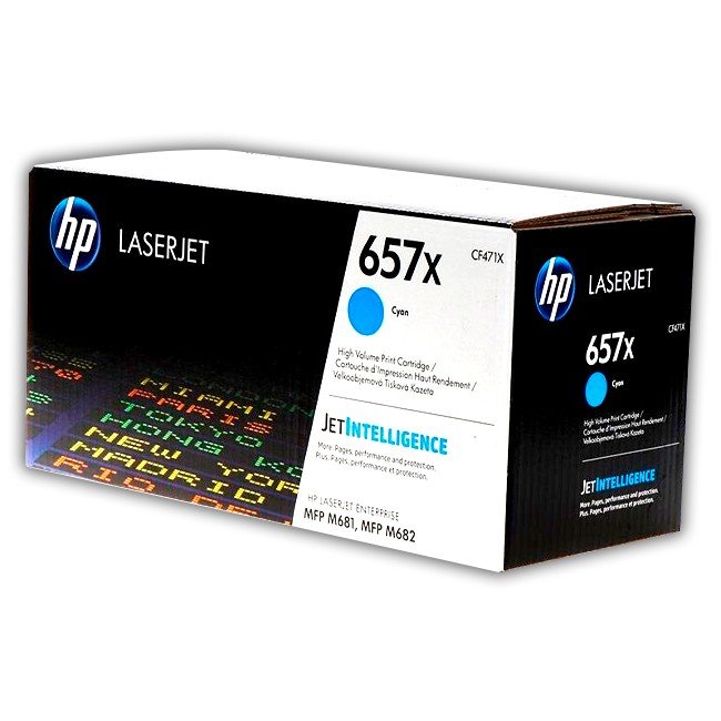 Cartucho de Toner HP CF471X Cyan 657X