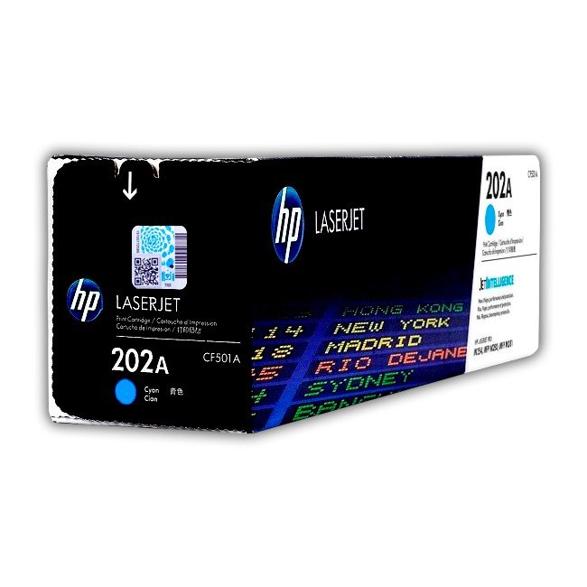 Cartucho de Toner HP CF501A Cyan 202A Original