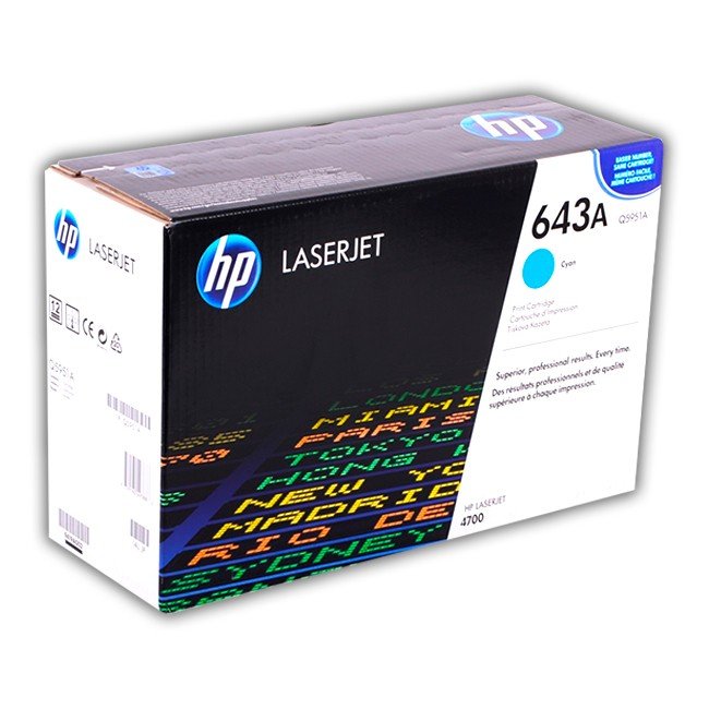 Cartucho de Toner HP Q5951A Cyan 643A