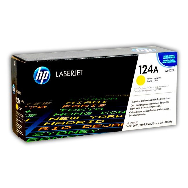 Cartucho de Toner HP Q6002A Yellow 124A