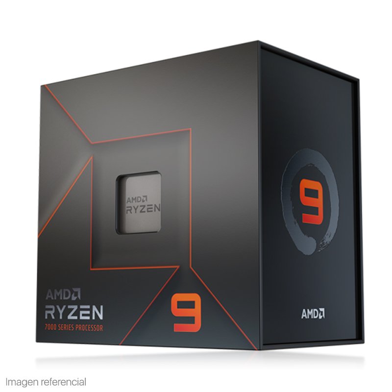 cpam5r97900x Procesador AMD Ryzen 9 7900X 4.7/5.6GHz, 64MB L3, 12-Core, AM5, 5nm, 170W. - Imagen 1