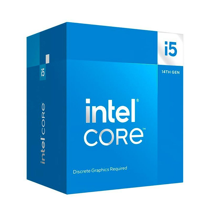 cpili514400f Procesador Intel Core i5-14400F 2.50/4.70GHz, 20 MB Intel Smart Caché, LGA1700, 65W/148W - Imagen 1