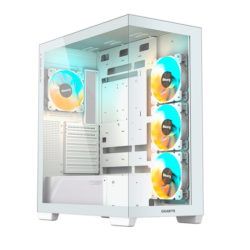 csgbc500pist Case GIGABYTE C500 PANORAMIC STEALTH ICE, Mid Tower - Imagen 1