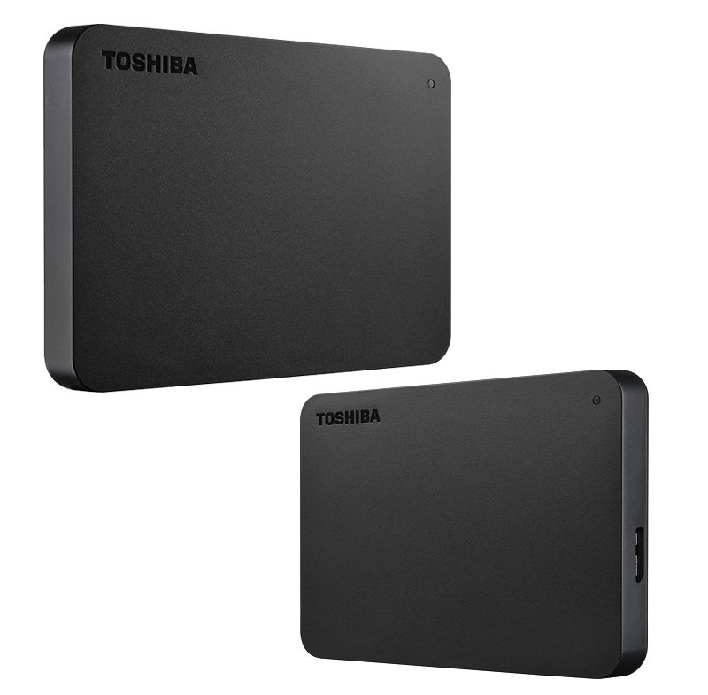 Disco duro externo Toshiba Canvio Basics, 1 TB, USB 3.0, 2.5”, Negro.