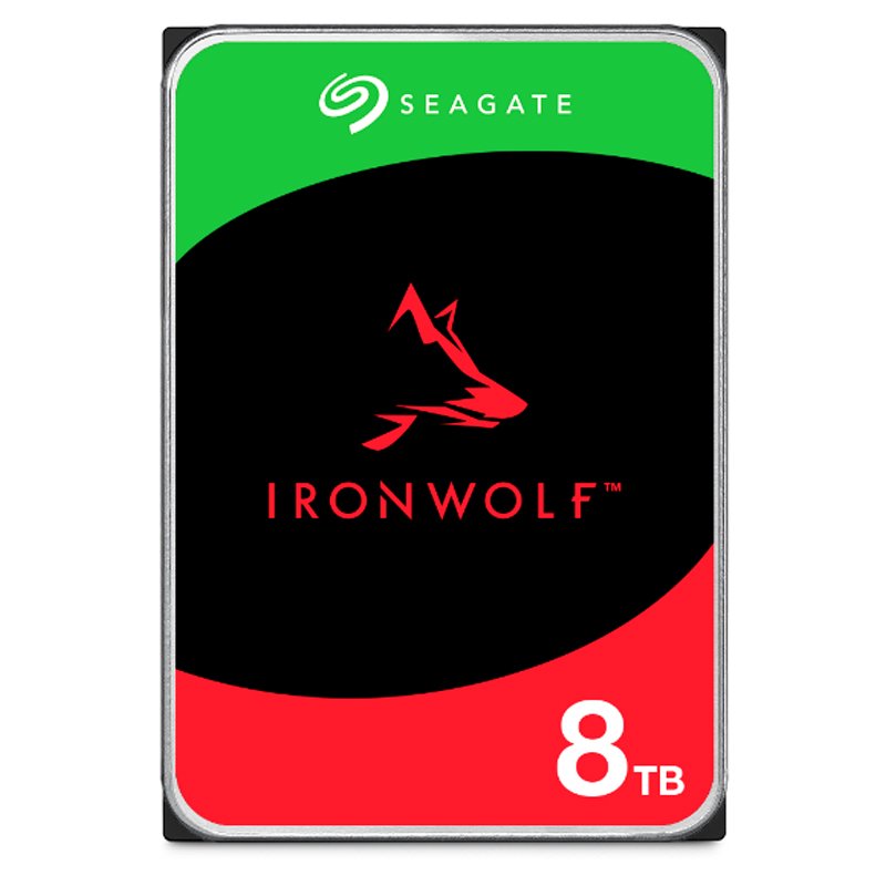 Disco duro Seagate Ironwolf NAS ST8000VN004, 8TB, SATA 6Gb/s, 7200rpm, 256MB Cache, 3.5”.