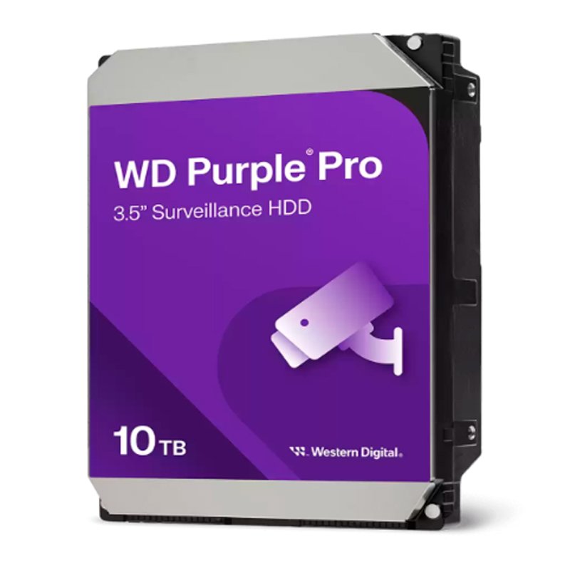 Disco duro Western Digital WD Purple Pro 10TB, SATA, 512MB Cache, 7200 rpm, 3.5”.