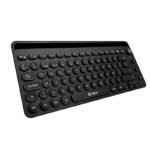 Teclado inalámbrico TEROS TE-4064N, 2.4 GHz, bluetooth 3.0 / 5.2, 80 teclas, negro - Imagen 3