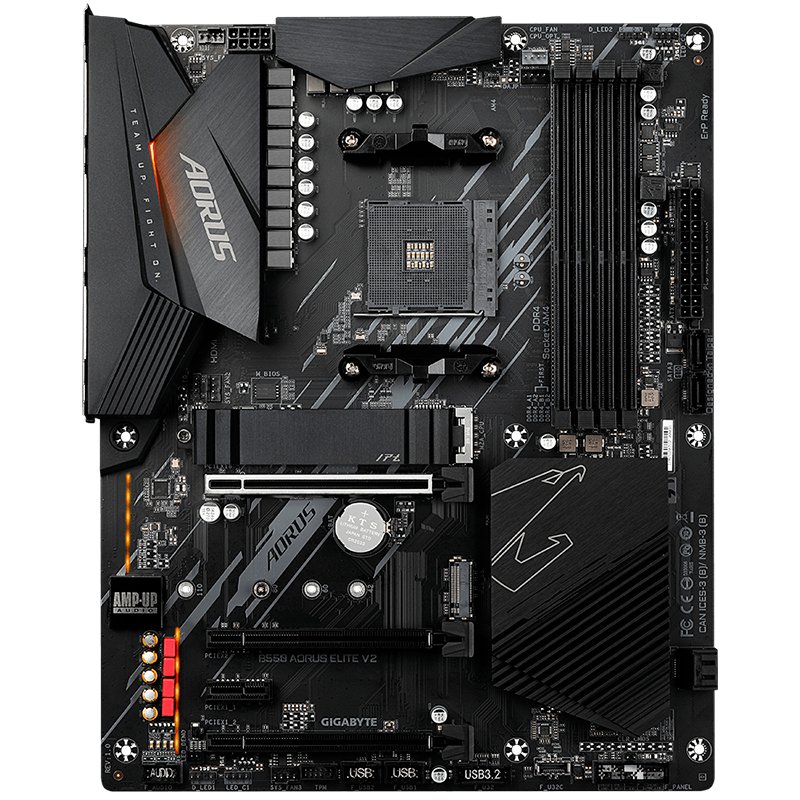 Motherboard Gigabyte B550 AORUS ELITE V2, Chipset AMD B550, Socket AMD AM4, ATX