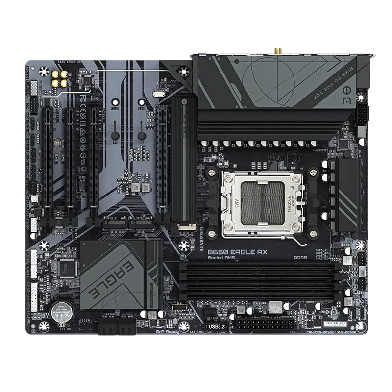 Motherboard Gigabyte B650 EAGLE AX, Chipset AMD B650, Socket AMD AM5, ATX