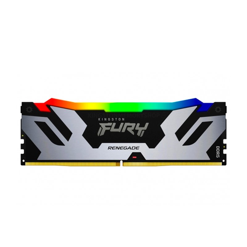 me16gkf564c32ra Memoria Kingston Fury Renegade, 16GB, DDR5 6400 MHz, PC5-51200, CL32, 1.4V, RGB. - Imagen 1