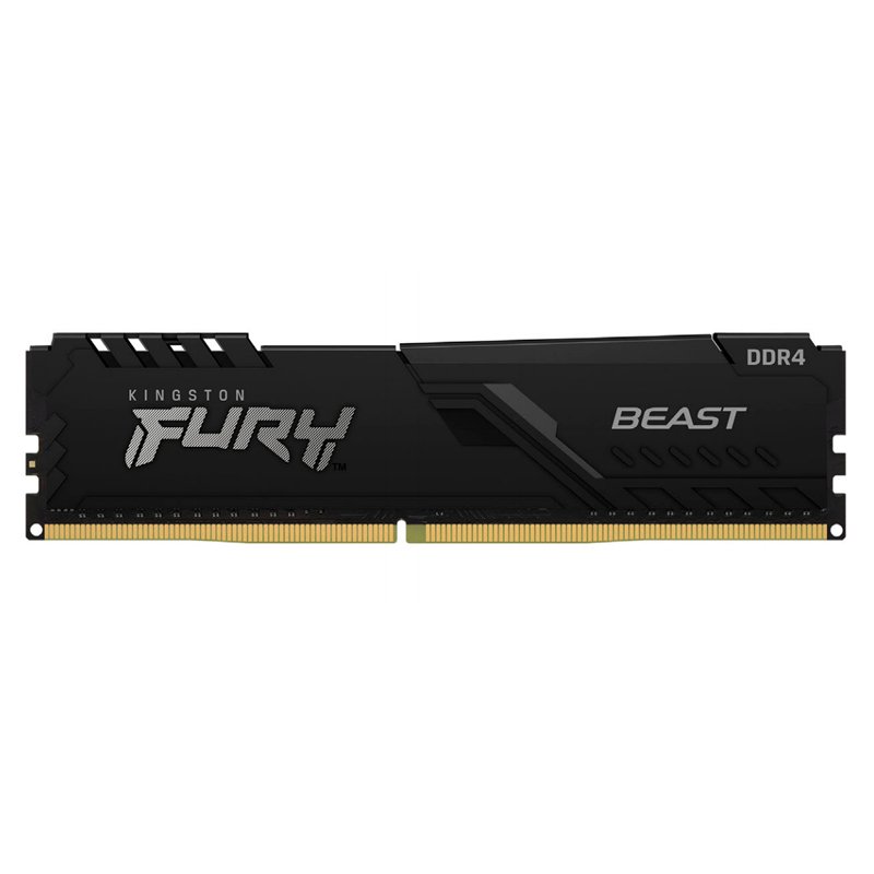 me8gkf436c17bb8 Memoria Kingston Fury Beast, 8GB, DDR4 3600 MT/s, PC4-28800, CL17, 1.35V. - Imagen 1