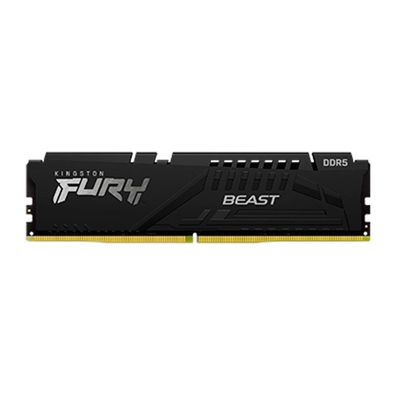 me8gkf552c40bb8 Memoria Kingston Fury Beast 8GB, DDR5-5200MT/s, PC5-41600, CL40, 1.25V, 288-Pines, XMP 3.0 - Imagen 1