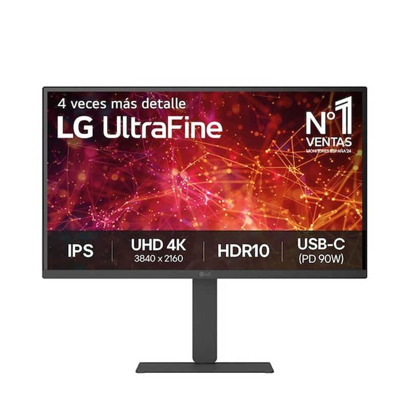 Monitor LG 27U730A-B, 27/4K UHD/IPS/60Hz/HDMIx2/DP/Headphones-out (3-polos, Solo Sonido)