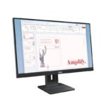 Monitor Plano Lenovo ThinkVision E24-40, 23.8” WLED FHD IPS/HDMI/DP/VGA/Parlantes (2Wx2) - Imagen 2