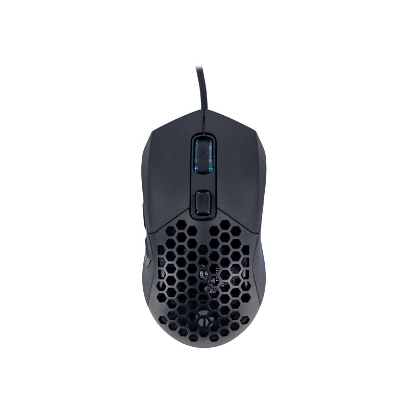 mscbkte1232g Mouse gamer TEROS TE-1232G, DPI hasta 7200, RGB, 7 botones, óptico, negro - Imagen 1