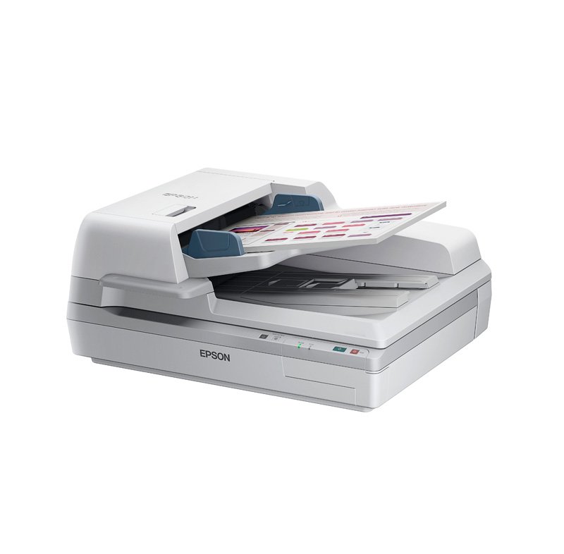 Escáner Epson WorkForce DS-70000, ADF, cama plana, A3, 600 dpi.