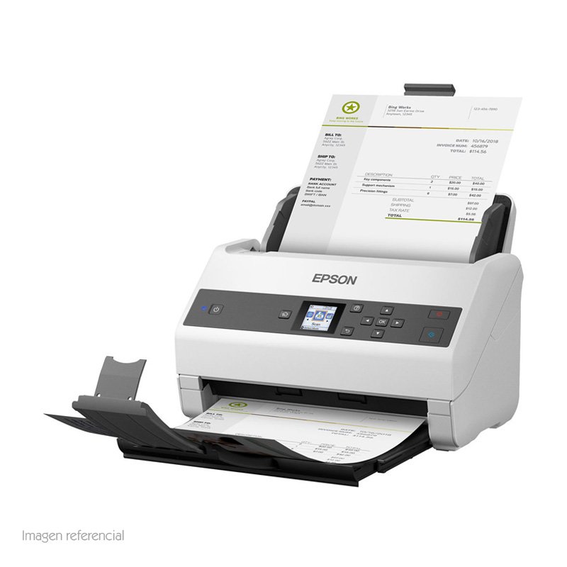 msepds870 Escáner de documento Epson WorkForce DS-870, 600dpi, 65 ppm / 130 ipm, ADF. - Imagen 1