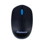 Mouse inalámbrico ADV-1238S, USB, 3 botones, azul - Imagen 2