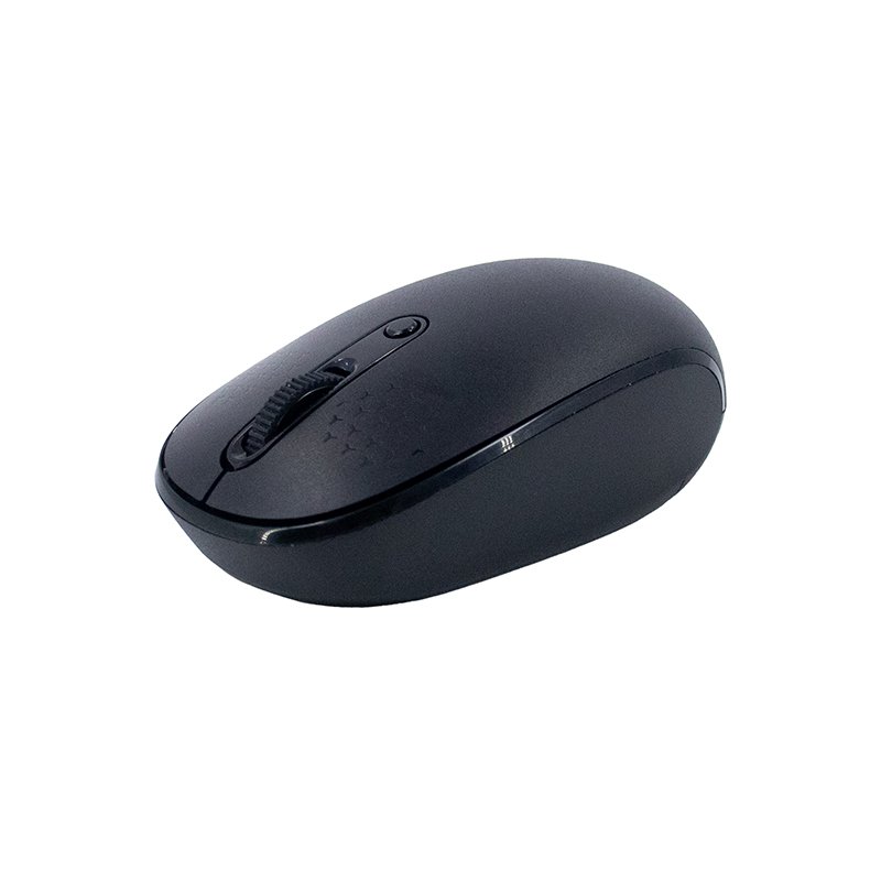 mswdbkte1237s Mouse Inalámbrico Teros TE-1237S, BT 5.0, 2.4GHz, USB, Color Negro - Imagen 1