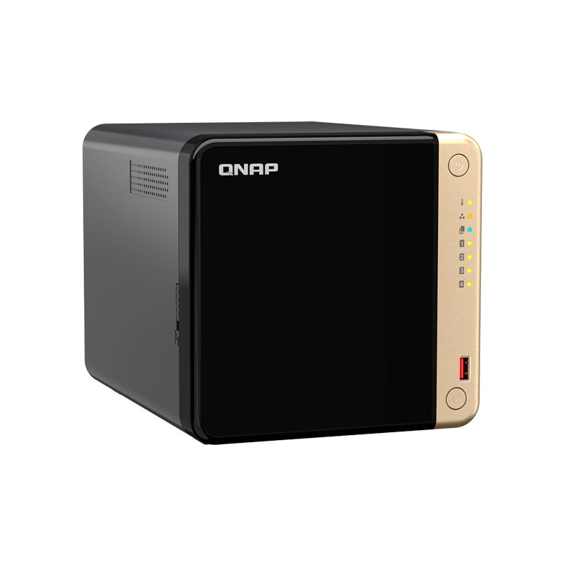 Servidor NAS QNAP TS-464-8G, Celeron N5095 4C/2.9GHz, 8GB DDR4 / Bahias: 4 x 3.5” SATA