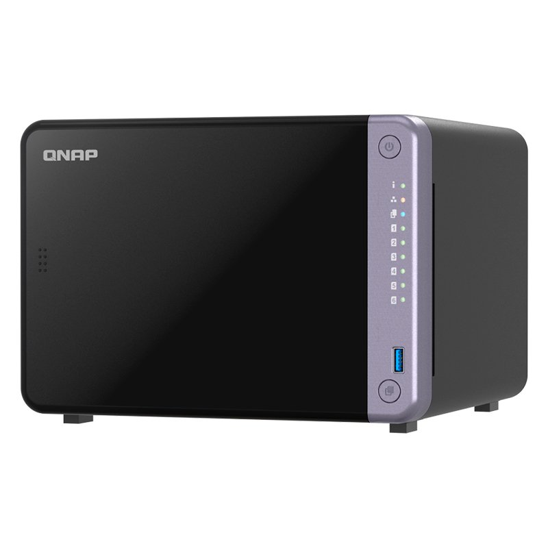 Servidor NAS QNAP TS-632X-4G, ARM AL524 4C/2GHz, 4GB RAM SODIMM, Bahias: 6x3.5” SATA
