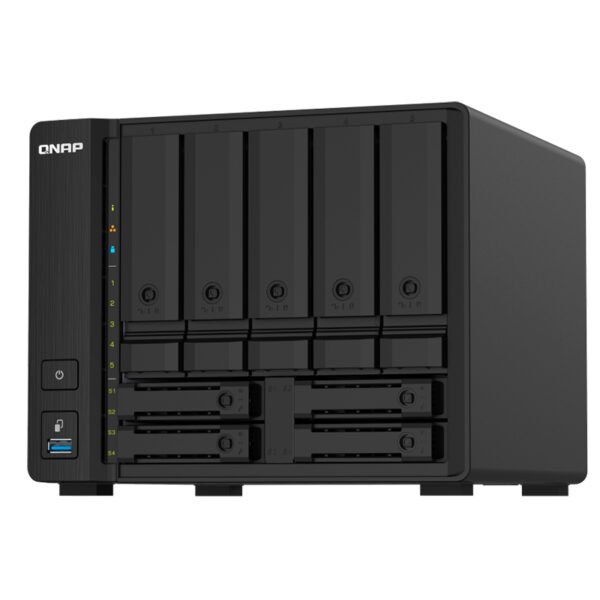 Servidor NAS QNAP TS-932PX-4G ARM Cortex-A57 4C/1.7GHz 4GB DDR4 Bahias: 5x3.5”+4x2.5” SATA