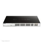 Switch D-Link DGS-1210-28P, Capa 2, PoE, 24 RJ-45 LAN GbE, 4 puertos SFP, Auto MDI/MDIX. - Imagen 3