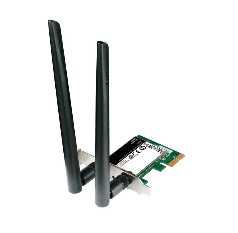 nwdldwa582 Tarjeta Wireless D-Link DWA-582 AC1200 Dual Band, 2.4 / 5 GHz, 802.11 b/g/n/ac, PCI-E x1. - Imagen 1