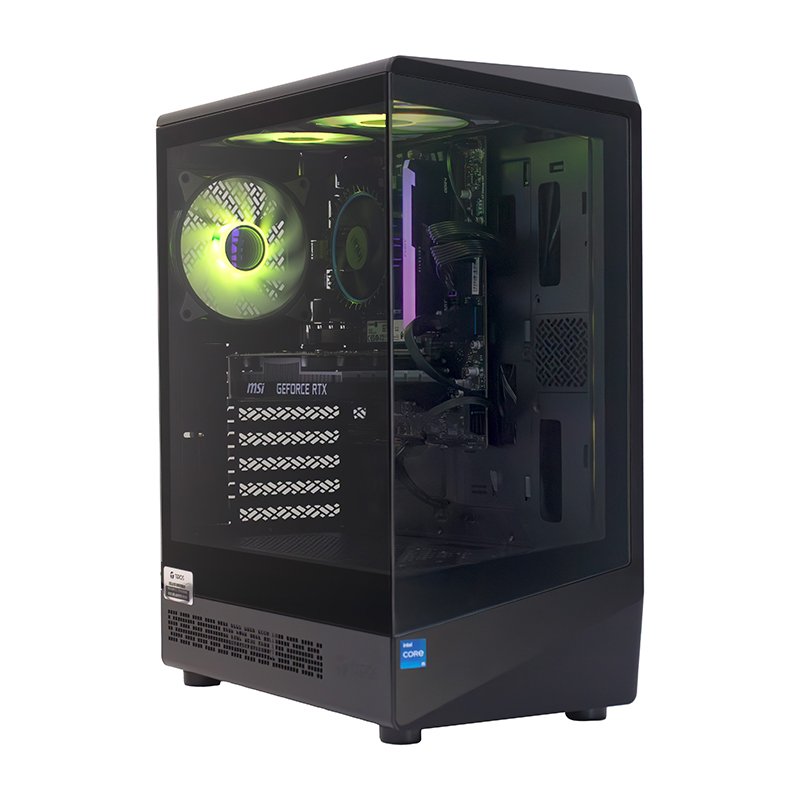 pctrc5te8000g PC TE-8000G Core i5 14400F 2.5/4.7Ghz 16GB DDR4-3200 RTX3050 6GB Ubuntu, negro - Imagen 1