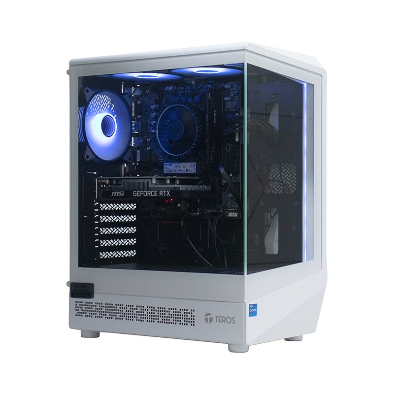 pctrc5te8002g PC TEROS TE-8002G Core i5 14400F 2.5/4.7GHz 16GB DDR5-5600 RTX3050 6GB Ubuntu, blanco - Imagen 1